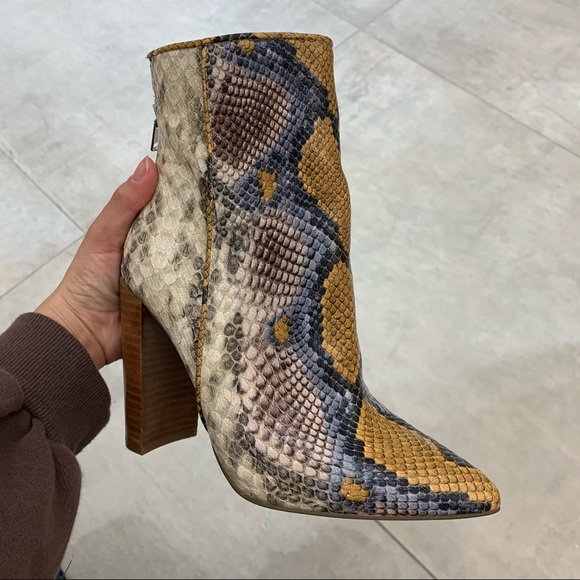 Steve Madden Shoes - STEVE MADDEN Trista -S Multi snake ankle boots